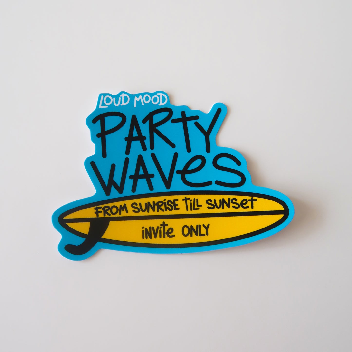 PARTY WAVES STICKER