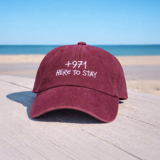 PRE-ORDER +971 HERE TO STAY CAP