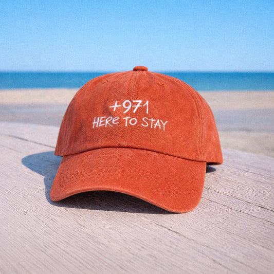 PRE-ORDER +971 HERE TO STAY CAP