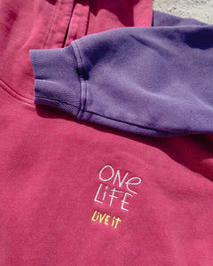 ONE LIFE RETRO HOODIE