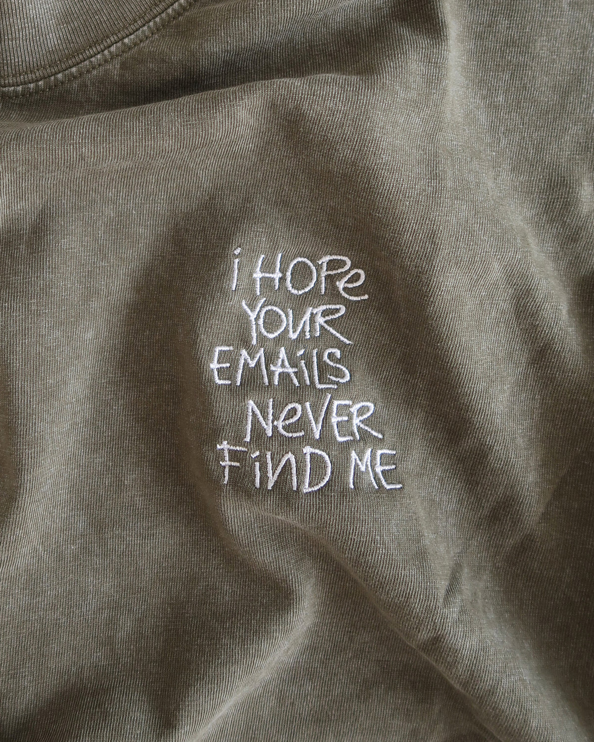 NO EMAILS