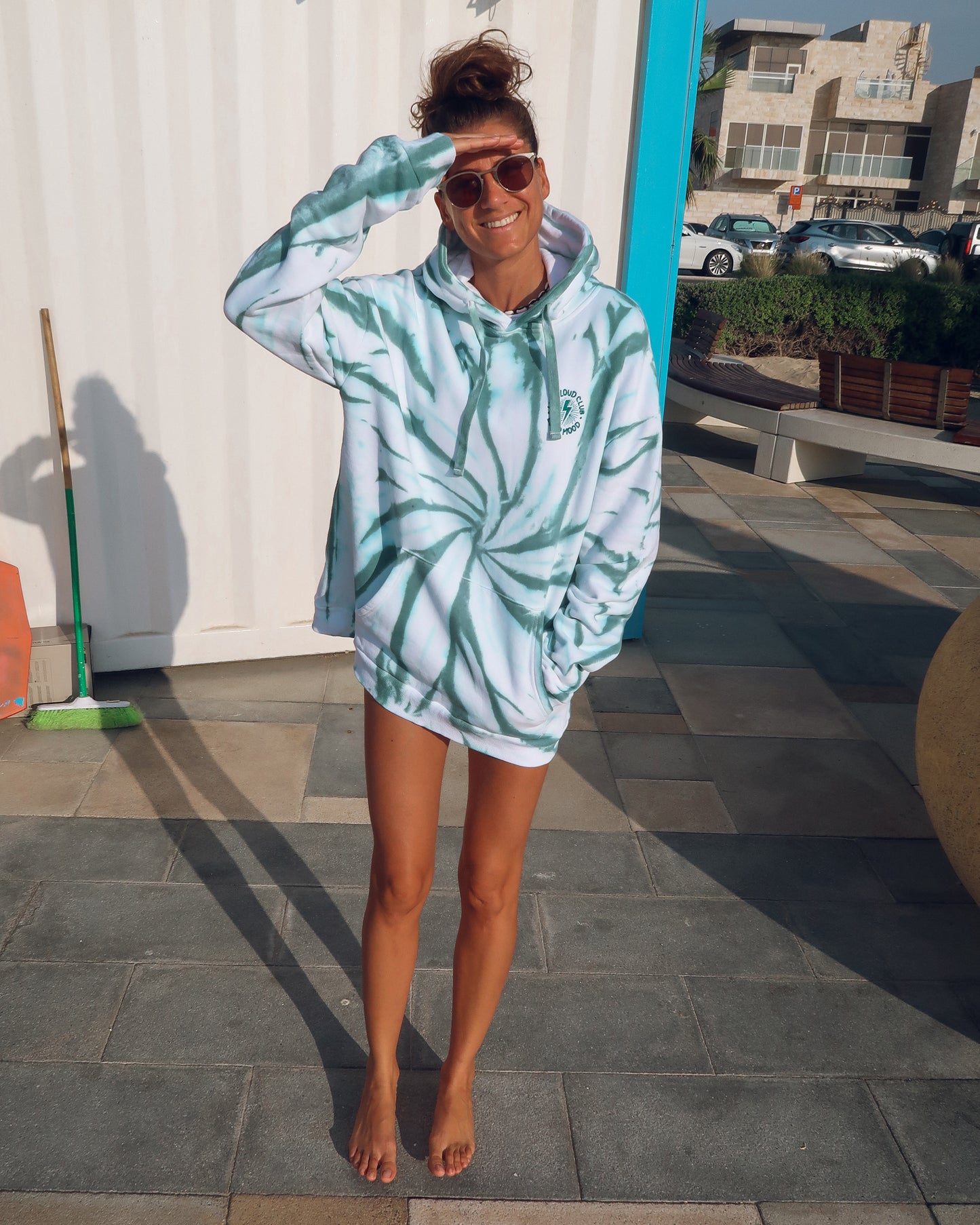 TEAL LIVE LOUD CLUB HOODIE