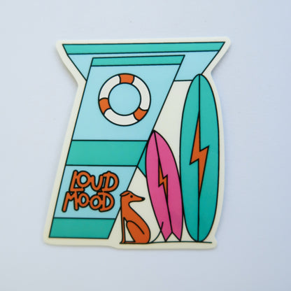 SURF SHACK STICKER