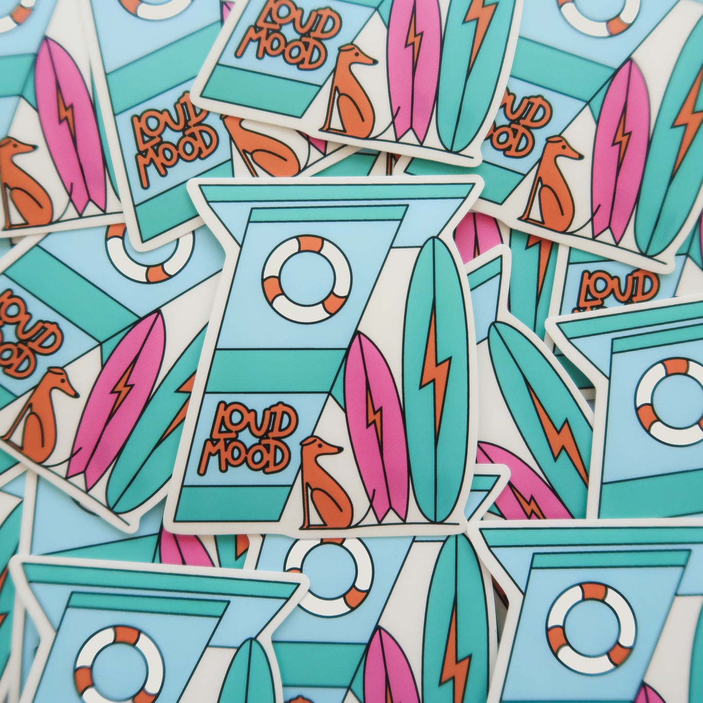 SURF SHACK STICKER