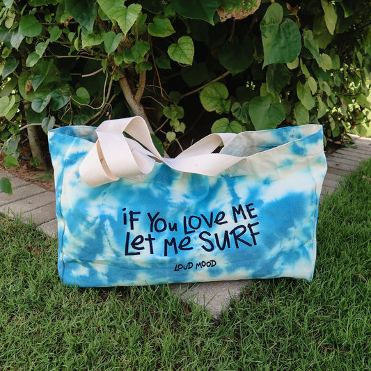 LOVE SURF TOTE BAG