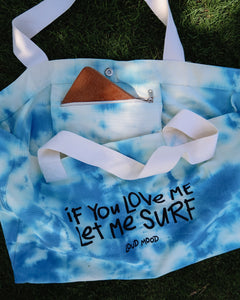 LOVE SURF TOTE BAG