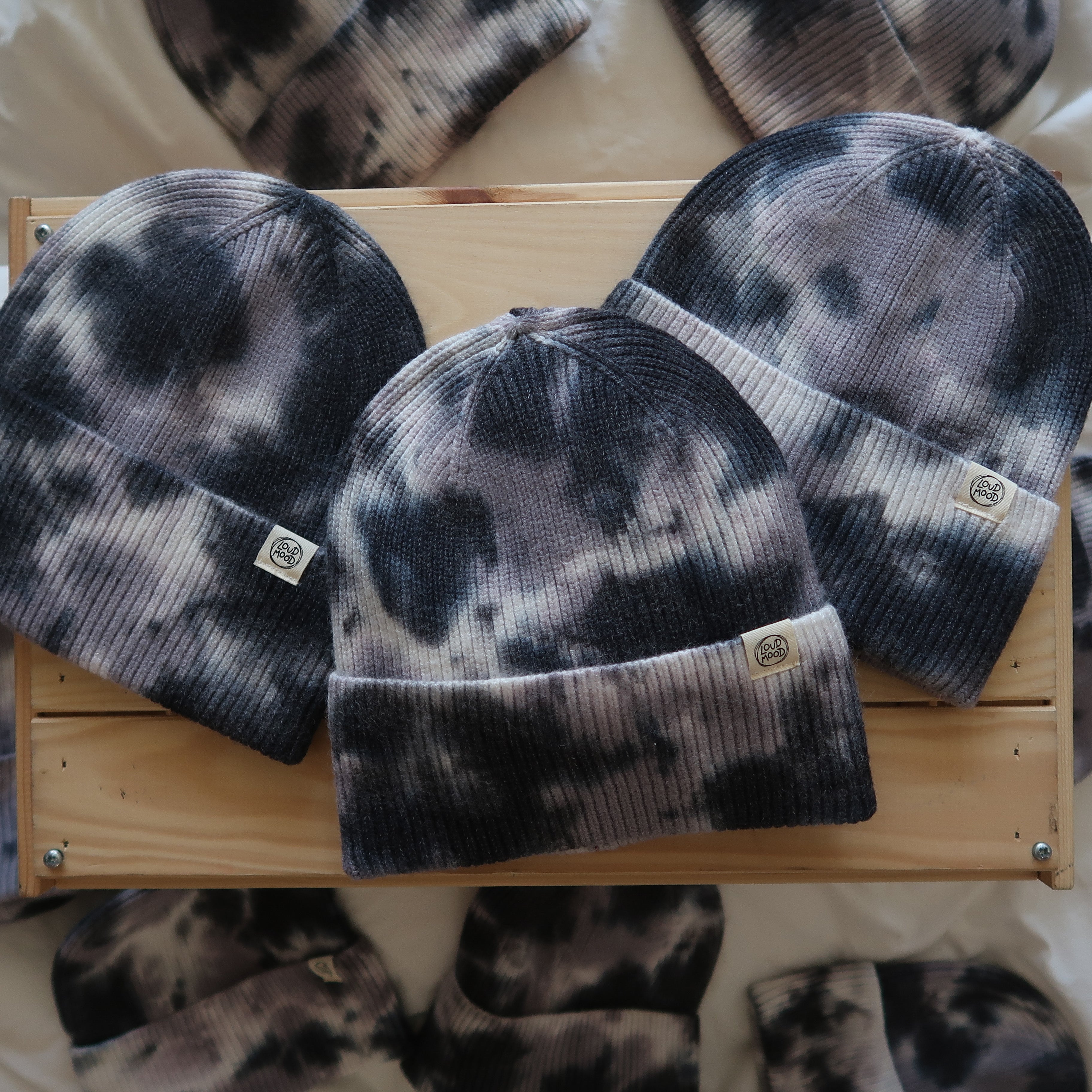 FULL MOON TIE DYE BEANIE