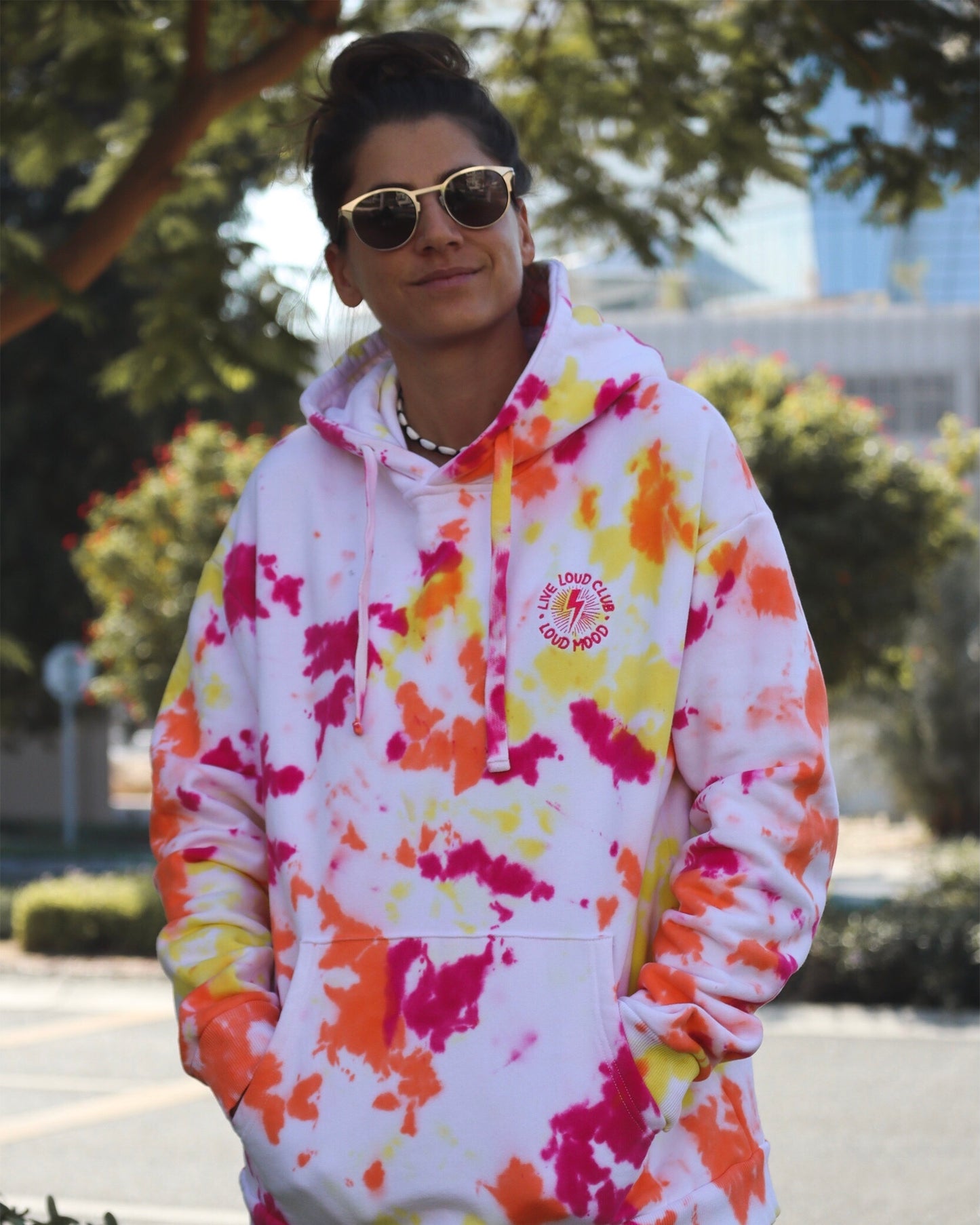 FIRE LIVE LOUD CLUB HOODIE